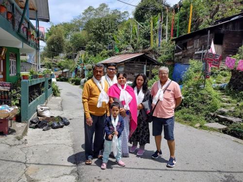 In front of Kacey Homestay